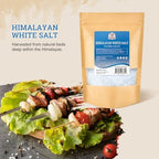 52USA Himalayan White Salt, Coarse Salt 16 oz (1 Pound), Salt for Grinder Refill, Non-GMO, All Natural Sea Salt, Kosher Salt (Pack of 1)