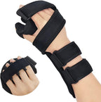 OSK Soft Functional Resting Hand Splint for Flexion Contractures - Stroke Hand Brace- Corrective, Supportive Brace for Correction, Comfort & Pain Relief (Small, Right)