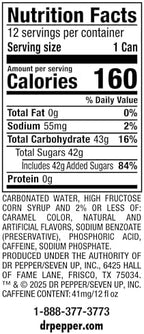 DR PEPPER - CHERRY, 12 OZ, 12 PK