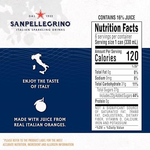 SanPellegrino Aranciata Can 330ml