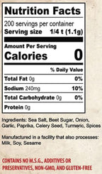 Dad's Seasonings Classic American Seasoning Salt, All-Purpose BBQ Rub – Sea Salt, Garlic, Onion, Paprika, Turmeric - Great for Steak, Chicken, Burgers, Fries, Veggies - Made in USA (6.5oz)