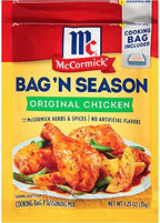 McCormick Bag 'n Season Original Chicken Cooking Bag & Seasoning Mix, 1.25 oz (Pack of 6)