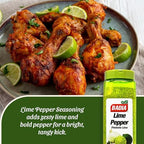Badia Lime Pepper Seasoning, 24 oz - Pepper, Garlic & Onion, Zesty Citrus Blend for Chicken, Seafood & Vegetables