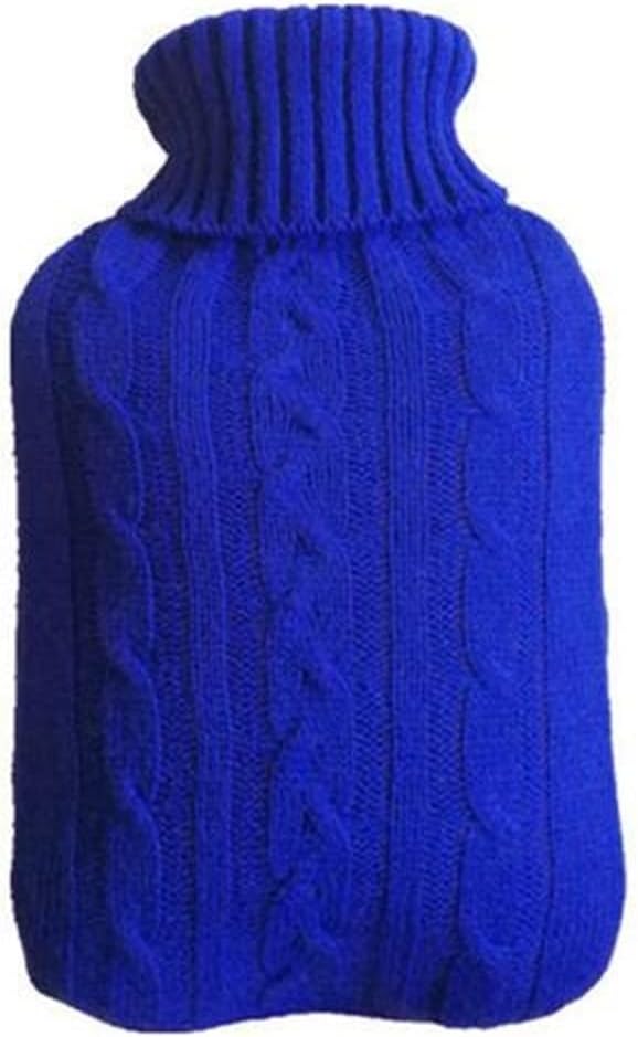 hot Water Bottle Hot Water Bottle Knitted Cover Hot Water Packs Case Cold-Proof Warm Hot Water Bottle Pouch Knitted Cover Removable hot Water Bag (Color : C) (B)