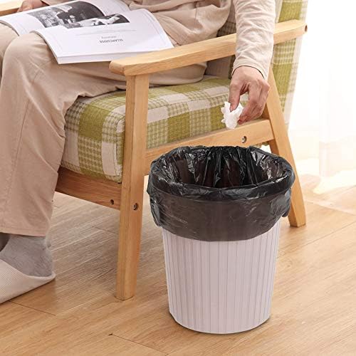 Saedy 1.2 Gallon Trash Bags, Trash Can Liners Black, 225 Bags
