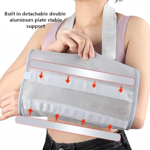 Arm Sling Shoulder Immobilizer for Women and Men, fit Left or Right Arm - Rotator Cuff Support Brace - Medical Sling for Shoulder, Clavicle, Elbow Injury