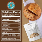 MY RUSTIC ROOTS All Natural & Organic San Francisco Sourdough Starter Culture - Beginner Friendly Sourdough Bread Starter - Perfect for Baking Delicious Homemade Artisan Bread, Pizza & More - 12g