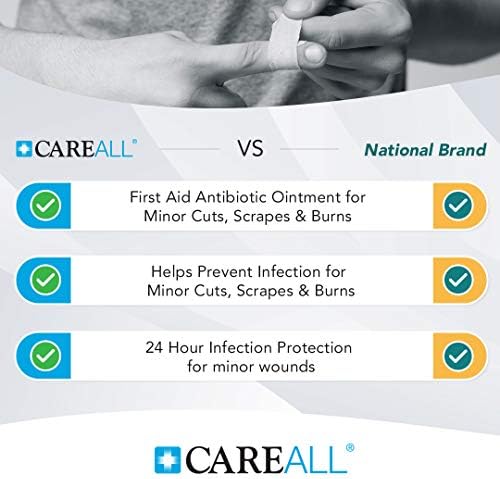 CareAll Triple Antibiotic Ointment 1.0 oz (4 Pack), First Aid Ointment for Minor Scrapes, Cuts, and Burns to Help Prevent Infection, Compare to The Active Ingredients of The Leading Brand