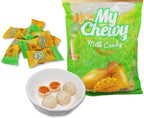 My Chewy Mango Milk Candy (100 Counts, 12.69 Oz) Tropical Fruit Soft Individually Wrapped Sweet Snack Asian for Kids and Adults