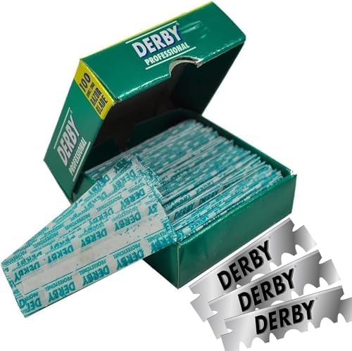 400 Derby Professional Single Edge Razor Blades for straight razor (Four Hundred Pieces)