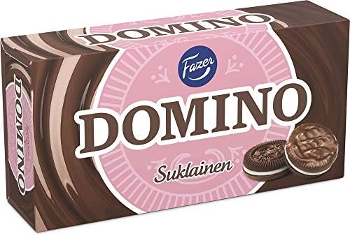 Fazer Domino Chocolate Covered Biscuits 7 Box of 354g 12.5 oz