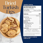 Eastanbul Turkish Dried Figs Whole, 14.5oz, No Sugar Added Whole Turkish Figs, Sweet and Soft, Premium Fruit, Guilt-Free Anjeer Dry Fruit Snack, 100% Natural, Vegan Gluten-Free, Sun Dried For Baking