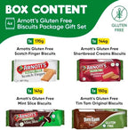 Gluten Free Snack Box & Gift Basket – Biscuit Variety Pack for Adults – 4-Pack Australian Favorites: Scotch Finger, Mint Slice & Shortbread Creams – Celiac Friendly Care Package