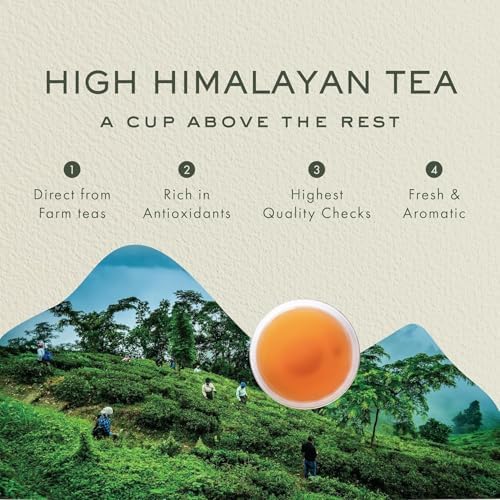 Makaibari Tea Treasures- Smoky Mountain, Organic Roasted Darjeeling Loose Leaf Black Tea Tin Caddy, 100 Grams