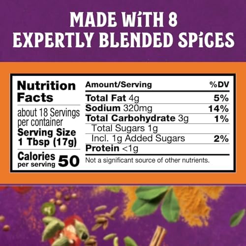 Patak's Butter Chicken Spice Paste, Mild Indian Curry with 8 Expertly Blended Spices, Gluten-Free & Vegan, Flavorful Base for Home Cooking & More, 10 oz Jar
