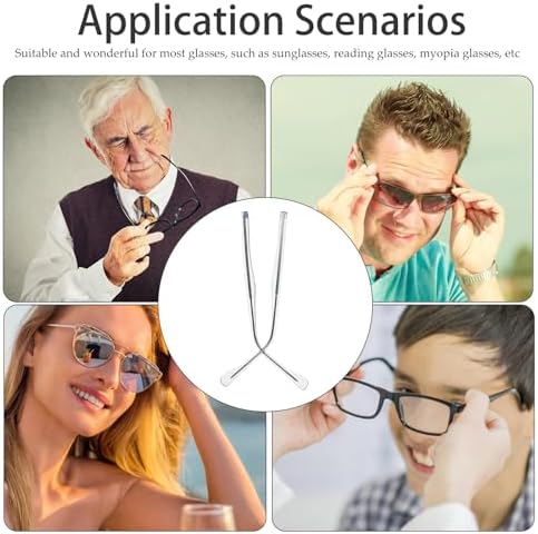 Arm Replacement Accessories - Metal Eyeglass Arm Replacement Temples for Eyeglass Repair Kit Legs Replacement