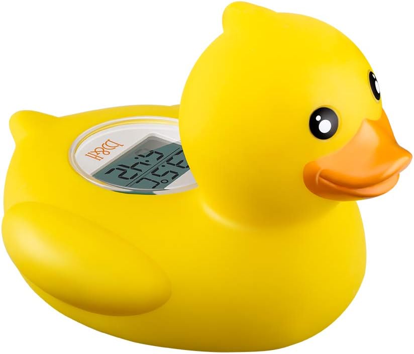 b&h Baby Bath Thermometer, The Infant Bath Floating Toy Safety Temperature Water Thermometer, Baby Bath Essentials (Classic Duck)