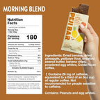 PEJI BAR Superfood Energy Bars | Morning Blend Banana Pineapple Coffee Flavor | Gluten Free, 7g Protein, Fiber, Whole Ingredients, No Sugar Added | Adventure Ready Snack, 12 Count