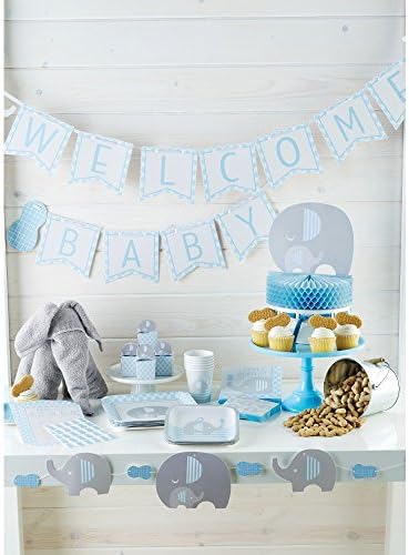 Creative Converting 316934 Luncheon Napkins, 6 1/2" x 6 1/2", Blue