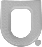 Tyenaza Toilet Seat Cover Pad, Grey Cover Cushion with Handle Waterproof EVA Thickened Comfort Quick Dry Toilet Accessory for Bathroom