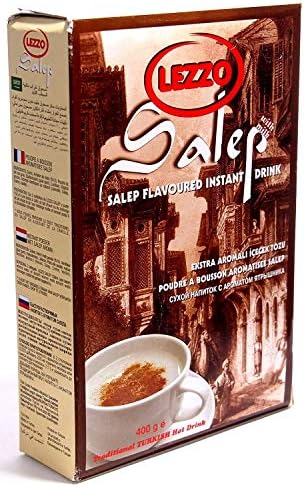 Lezzo Salep, Turkish Flavored Instant Drink, 2 pack of 200g/7.05oz boxes