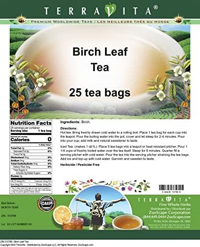 Birch Leaf Tea (25 tea bags, ZIN: 510788)
