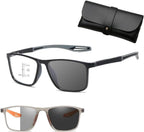 Sports Tr Square Frame Ultra-Light Anti-Blue Light Reading Glasses, Ultra Lightweight Reading Glasses for Men Women (2.5 x,Gray)