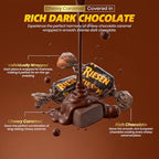 Riesen Dark Chocolate Covered Chewy Caramel Candy - 1 lb Bulk Bag, Individually Wrapped Rich Dark Chocolate Pieces