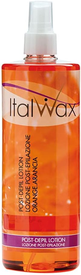 Italwax After Wax Care Lotion - 500ml / 16.95fl.oz - Natural vegetable oil - Orange - Moisturizing and removing waxing residues