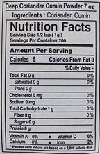 Coriander & Cumin Powder 7 oz.