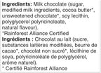 AERO Milk Chocolate, 4x42g, Multipack, 0.4 pounds