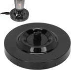 Universal Electric Shaver Charging Stand - Level Round Shape, Deep Design, Wide and Beautiful - Men's Shaver Charger Base in Black