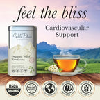 Wild Bliss Organic Wild Hawthorn Leaf & Flower - Caffeine Free Herbal Tea - Heart Health Support - 20 Plant Based Tea Bags