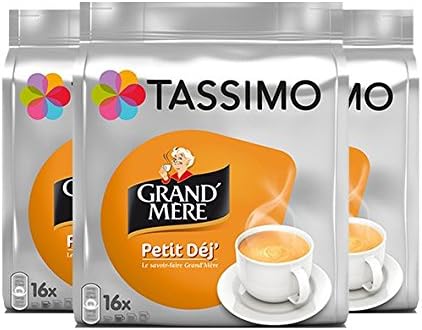 Tassimo Grand'Mère Petit Déjeuner Pack of 3