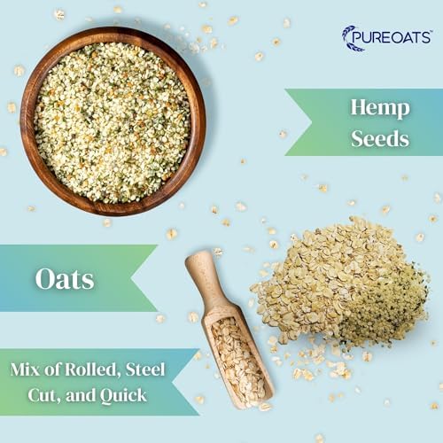 PureOats Power Oat Mix, Gluten Free, Protein Infused, Whole Grain, 41 oz bag (2.5 lb/1.6 kg)