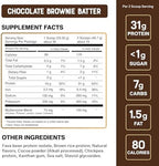 Select Proformance Elite Vegan Protein Powder - 16g of Protein per Scoop, Plant Based, Dairy Free, Gluten Free, Clean Ingredients - Chocolate Brownie Batter, 2lb Tub (40 Servings)