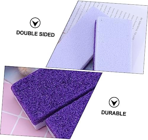 FRCOLOR 2pcs Safe Foot Pumice Stone Double-Sided Callus Remover Foot Scrubber for Smooth