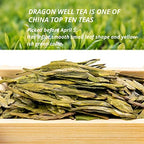 oriarmcha 2026 Mingqian Longjing Dragon Well Tea 2nd Grade - Dragonwell Long Jing Green Tea Loose Leaf - Ecologically Grown 100g Zip-lock Resealable Bag