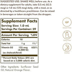 Solgar Liquid Vitamin D3 125 mcg (5,000 IU), 2 fl oz - Delicious, Natural Orange Flavor - Helps Maintain Healthy Bones & Teeth - Immune System Support - Gluten Free, Dairy Free, Kosher - 59 Servings