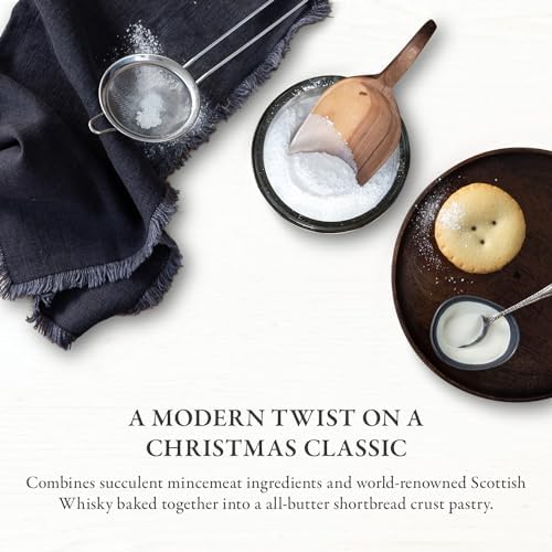 Walker's Shortbread Glenfiddich Holiday Mincemeat Tarts, Luxury Holiday Treat, 13.1 Oz (Pack of 2)