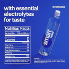 Smartwater Packaged Drinking Water, 33.8 Fl Oz (pack of 6)