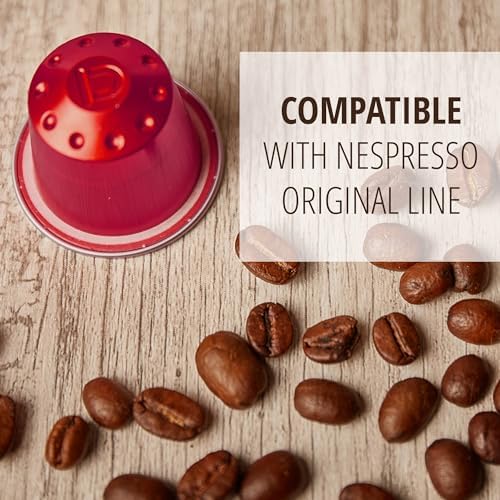 120 ct Espresso Intenso Variety Pack | Compatible with Nespresso Original Machines | Aluminum Coffee Pods | Intensity 10 11 12 | Like Dharkan, Kazaar, Palermo Italiano Capsules
