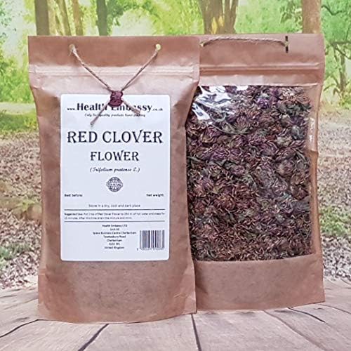 Health Embassy Red Clover Flower | Trifolium Pratense L | Herbal Tea (50g)