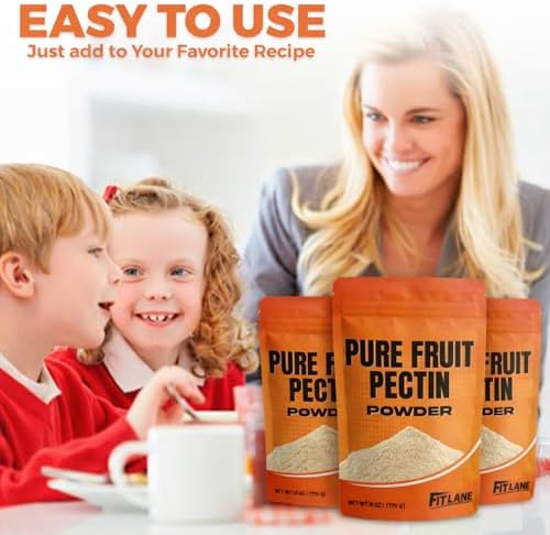 No Sugar Pectin for Canning Jam 6 oz – Pure Universal Citrus Powder with No Additives – Make Homeade Jellies Without Added Sweeteners with our Low Sugar Mix - Premium Bulk Ingredient