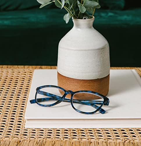 Peepers by PeeperSpecs womens Bengal Cat-Eye Blue Light Blocking Reading Glasses
