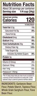 Bob's Red Mill Gluten Free All Purpose Baking Flour, 44oz (Pack of 4) - Vegan, Kosher