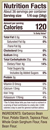 Bob's Red Mill Gluten Free All Purpose Baking Flour, 44oz (Pack of 4) - Vegan, Kosher