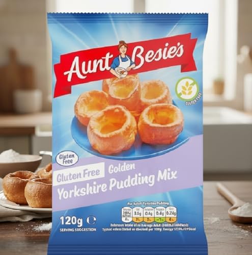 Aunt Bessie's Gluten-Free Yorkshire Pudding Mix 120g (Pack of 1)
