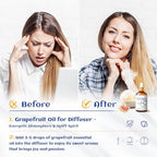 HIQILI 30 ml Grapefruit Essential Oil, for Diffuser, Skin Care,100% Pure and Natural - 1 Fl Oz