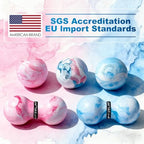 Massage Lacrosse Balls for Myofascial Release, SGS Certification, Massage Deep Tissue for Back and Shoulder, Trigger Point Therapy, Muscle Knots, Relieving Muscle Pain